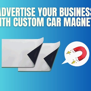 Pack of 2 magnets. Custom Vehicle Magnet Sign Magnetic Car and Truck Signs Decal Sticker Graphic