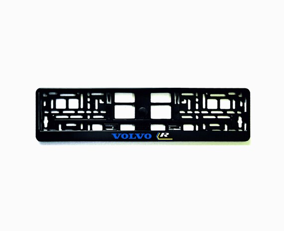 2x European License Number Plate Frame Holder Surround for Volvo