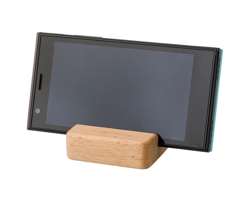 Personalized Wooden Phone Stand Stylish Desk Accessory With UV Printing