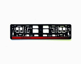 thumbnail image 2 of MOPAR Polished License Plate Frame For 2013-2017 Fiat 500 / Abarth – OEM 82213493AB 2 of 5