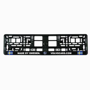 2x European License Number Plate Frame Holder Surround for Volvo fans