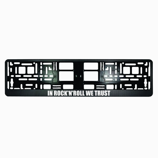 Rock and Roll License Plate Frame - Etsy