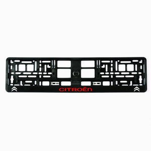 2x European License Number Plate Frame Holder Surround for Citroen fans