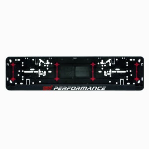European License Number Plate Frame Holder Surround Wurth STI Performance