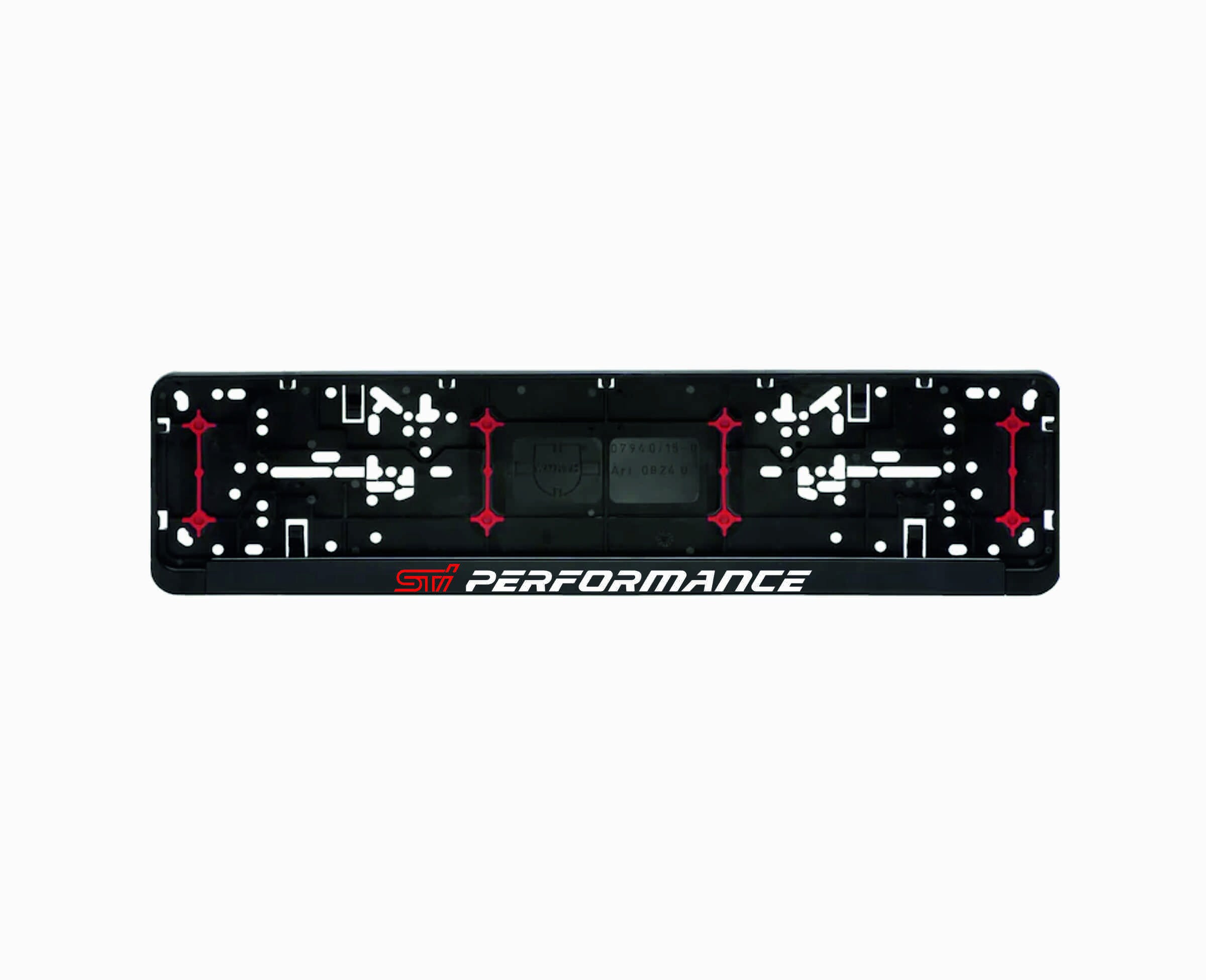 European License Number Plate Frame Holder Surround Wurth STI Performance
