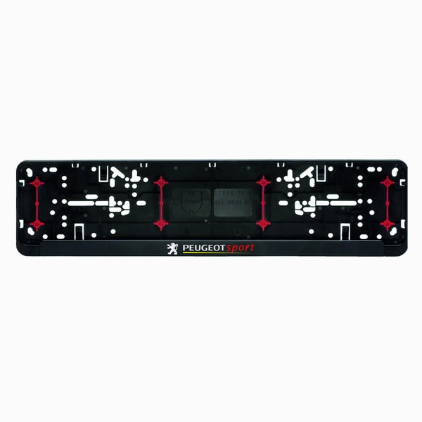 European License Number Plate Frame Holder Surround Wurth for Peugeot sport fans