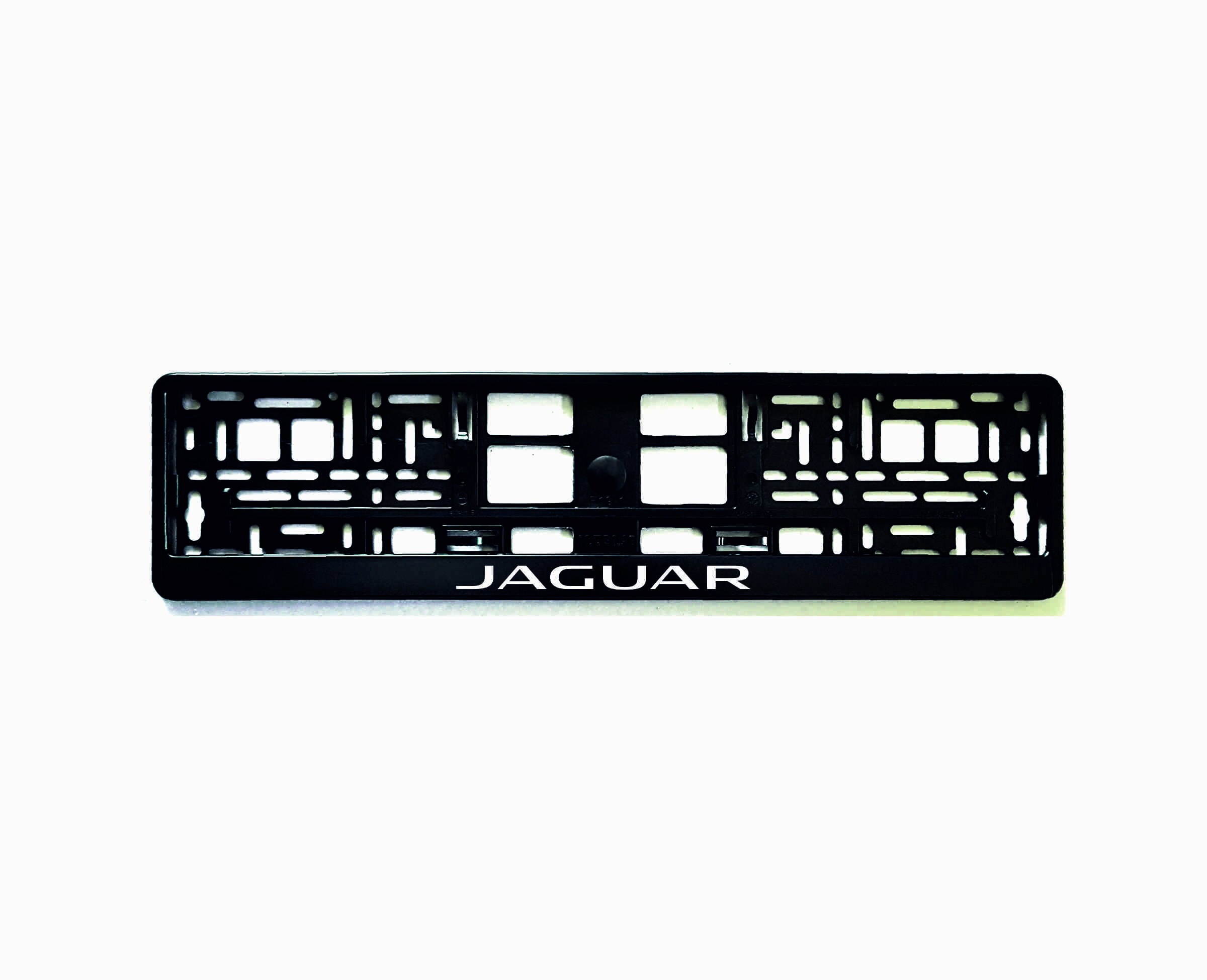 2PCS License Plate Frames for Jaguar, Premium Aluminum Alloy