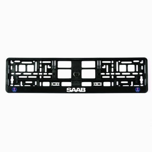 2x European License Number Plate Frame Holder Surround for SAAB fans