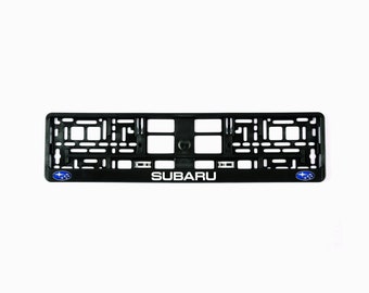 2x Europäische Kennzeichenhalter für Subaru Fans