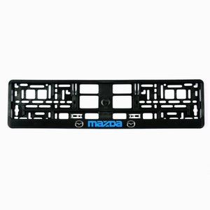 2x suporte de moldura de placa de matrícula europeia surround para fãs Mazda