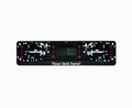 European License Number Plate Frame With your own custom text best quality Wurth frame product logo
