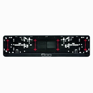 European License Number Plate Frame Holder Surround Wurth for Fiat 500 fans