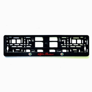 2x European License Number Plate Frame Holder Surround for alfa romeo fans