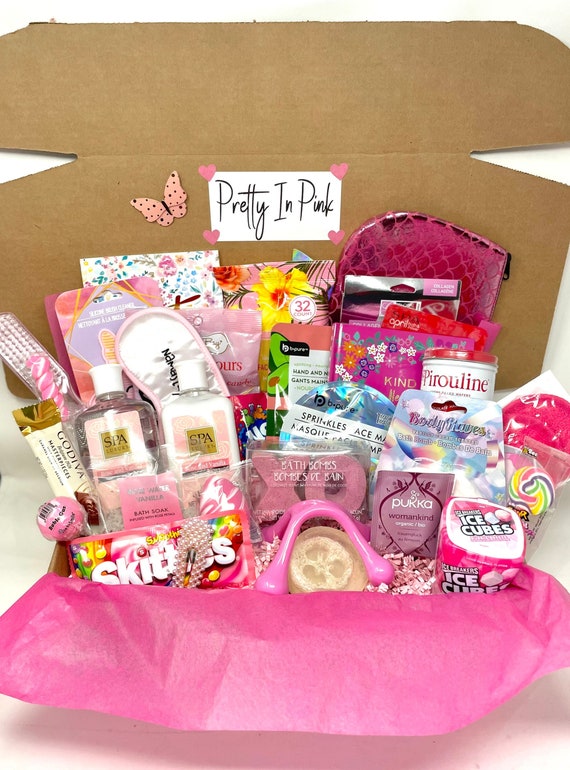 Pretty in Pink Pamper Gift Set, Gift for Best Friend, Teen Gift