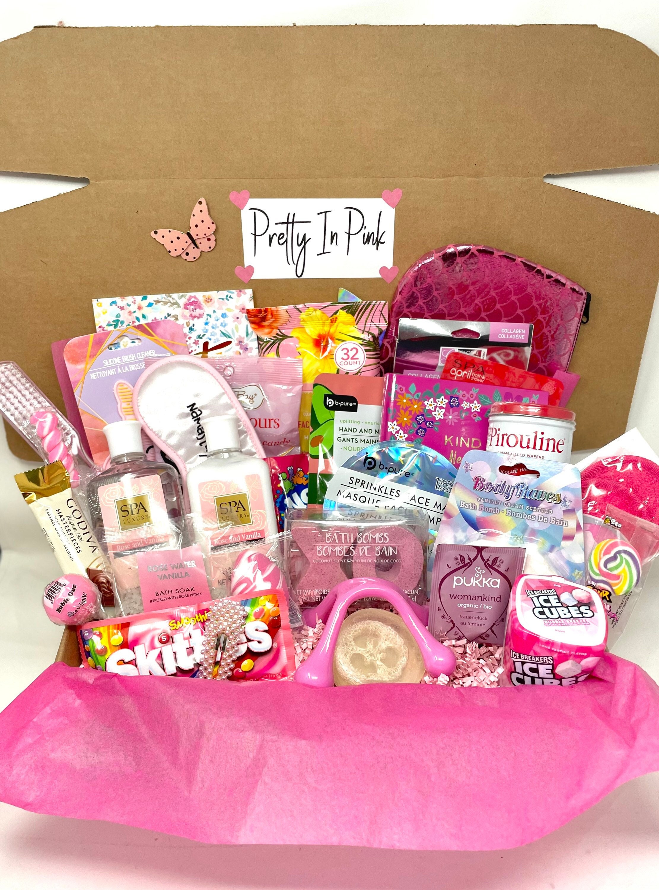 Patrona Lingvistică Se raceste  Pretty in Pink Pamper Gift Set Gift for Best Friend Teen - Etsy Norway