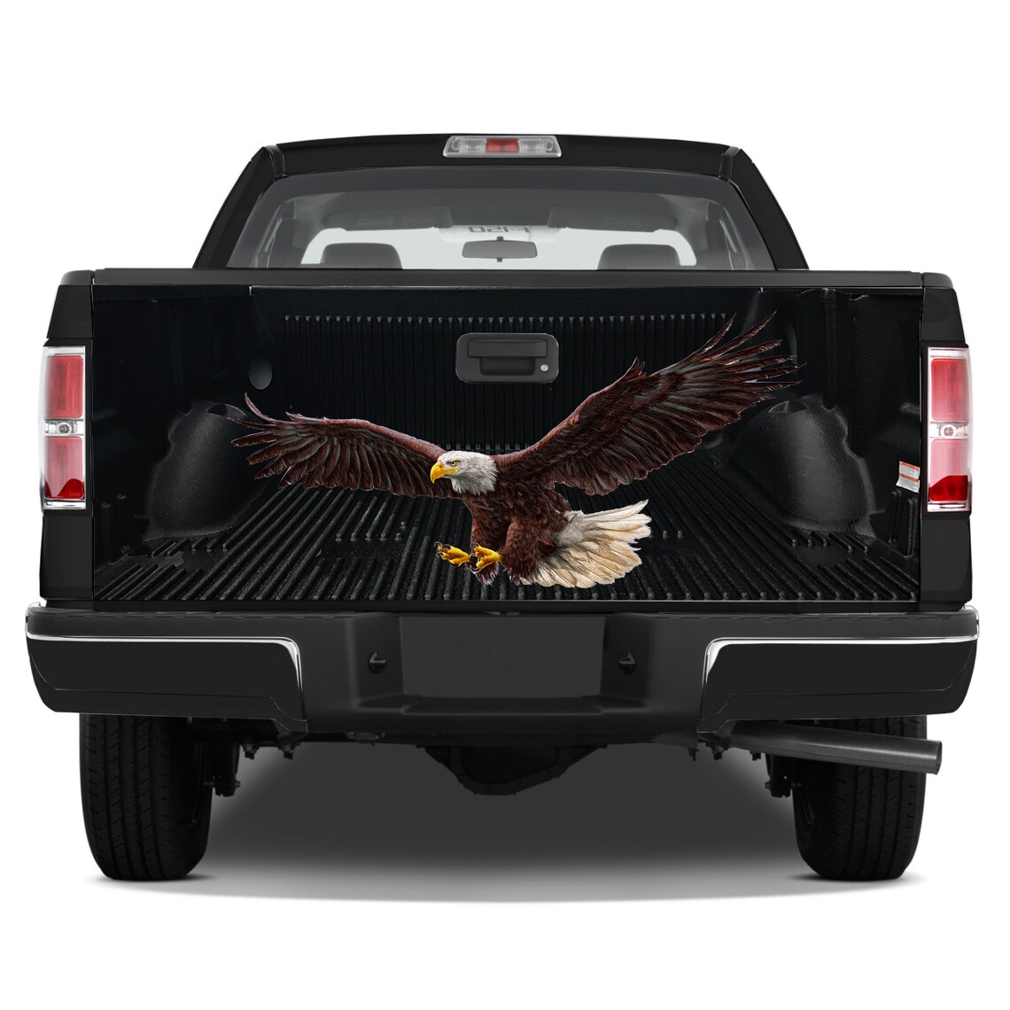 Tailgate Graphics Wrap American Eagle Wings Vinyl Decal Full Etsy