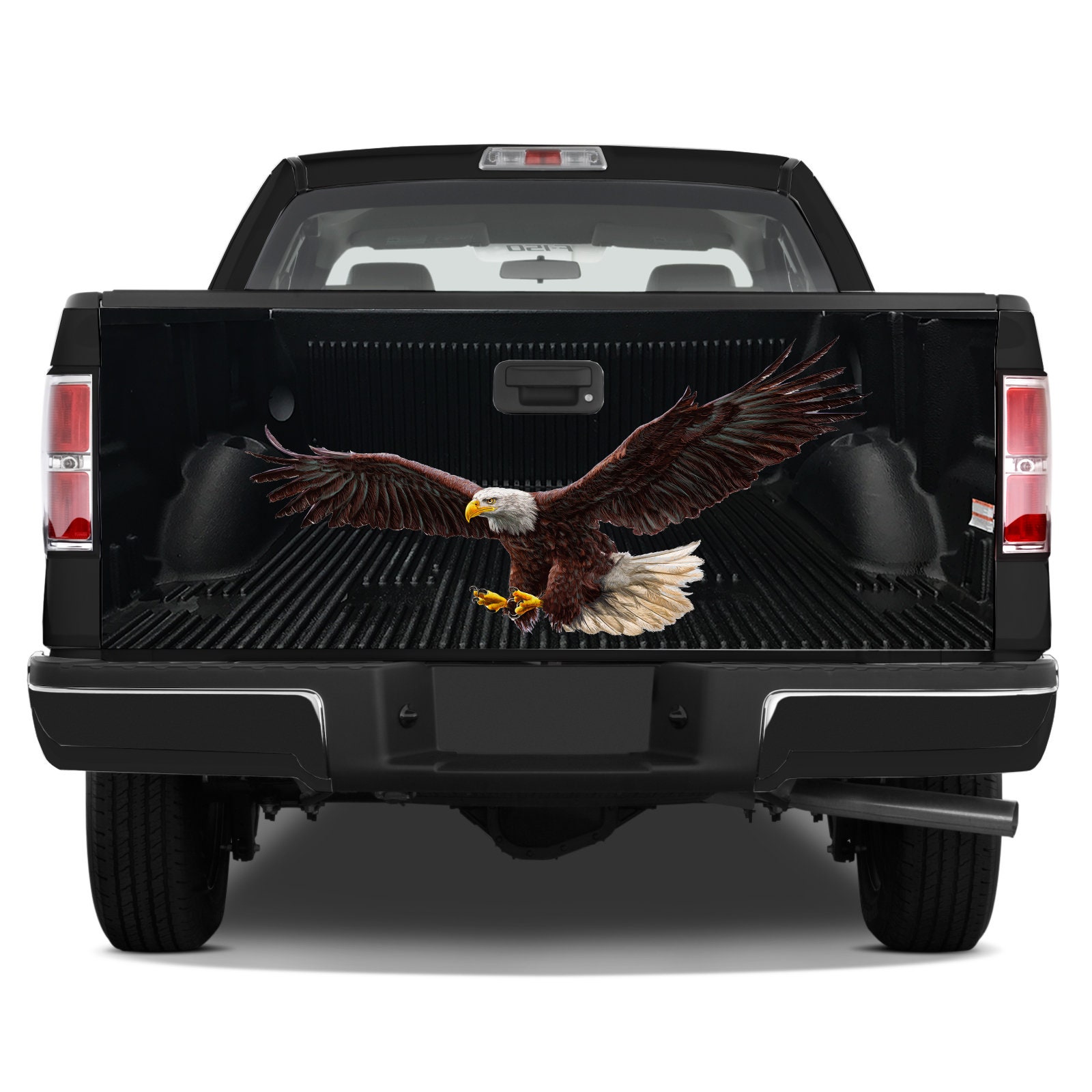 Tailgate Graphics Wrap American Eagle Wings Vinyl Decal Full Etsy