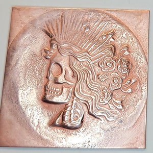 Sterlingzilver Lady Liberty Pressing Stamping, gietstukken van zilveren ringschacht, zilveren gietstukken, sieradenbenodigdheden