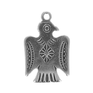 Sterling Silver Thunderbird Charm, thunderbird jewelry, american indian jewelry, sterling silver pendants, sterling silver jewelry charms