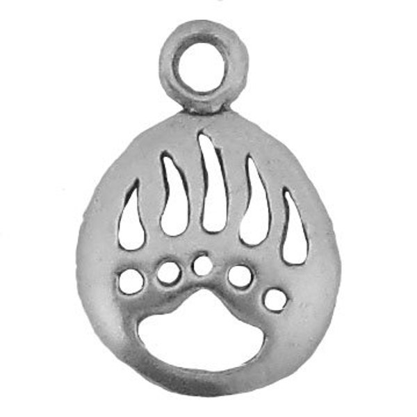 Sterling Silver Bear Claw Charm, bear claw jewelry, bears jewelry, bear claw pendant, sterling silver pendants, sterling silver jewelry