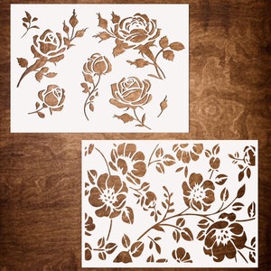 Stencart Stencil For Wall Painting Home Reusable Wall Stencil Designs | INDIA