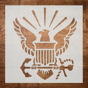 US NAVY Stencil (8"x8"), United States, Reusable Military Stencil - Etsy