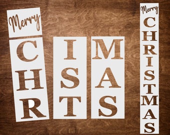 Christmas Sign Stencils | Etsy