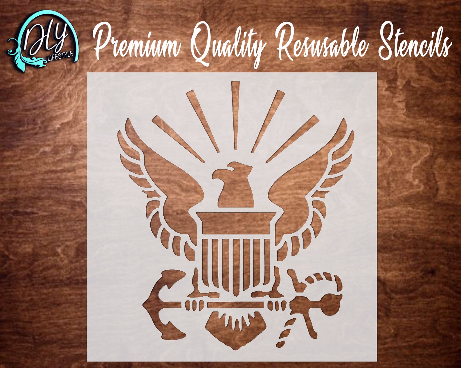 Us Navy Logo Stencil Sp Stencils - vrogue.co