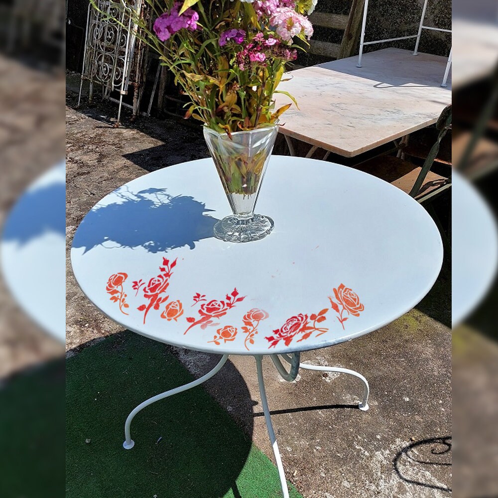 Reusable Flower Stencils, Rose and Cherry Blossom Stencil for Painting ...