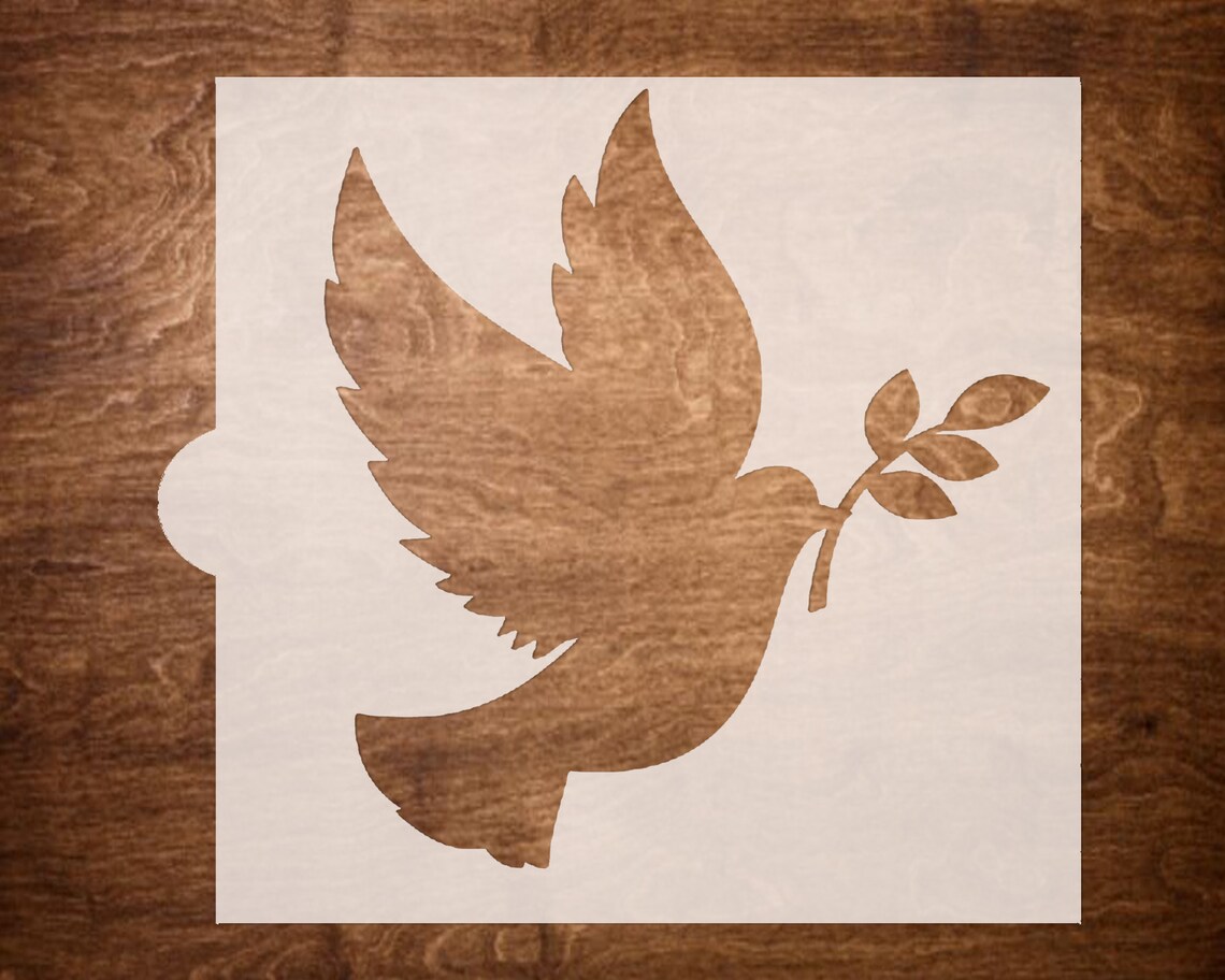 MAYJOYDIY Pochoir Colombe Et Amour 30x30cm Inséparables Avec Pochoir De