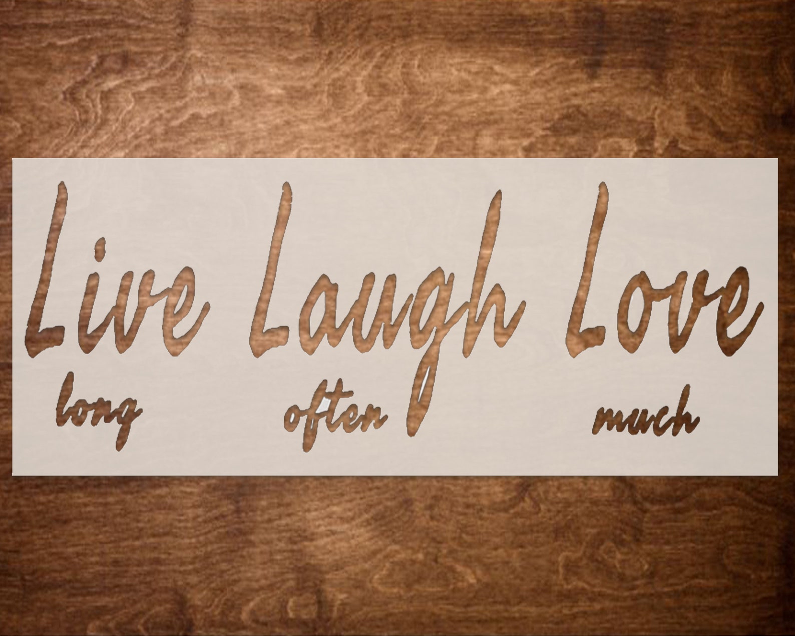 Live Laugh Love Stencil for Painting. Reusable Stencils for - Etsy