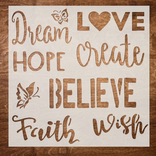 Reuse Stencils for Painting Wood Signs Thanksgiving Stencil Etsy