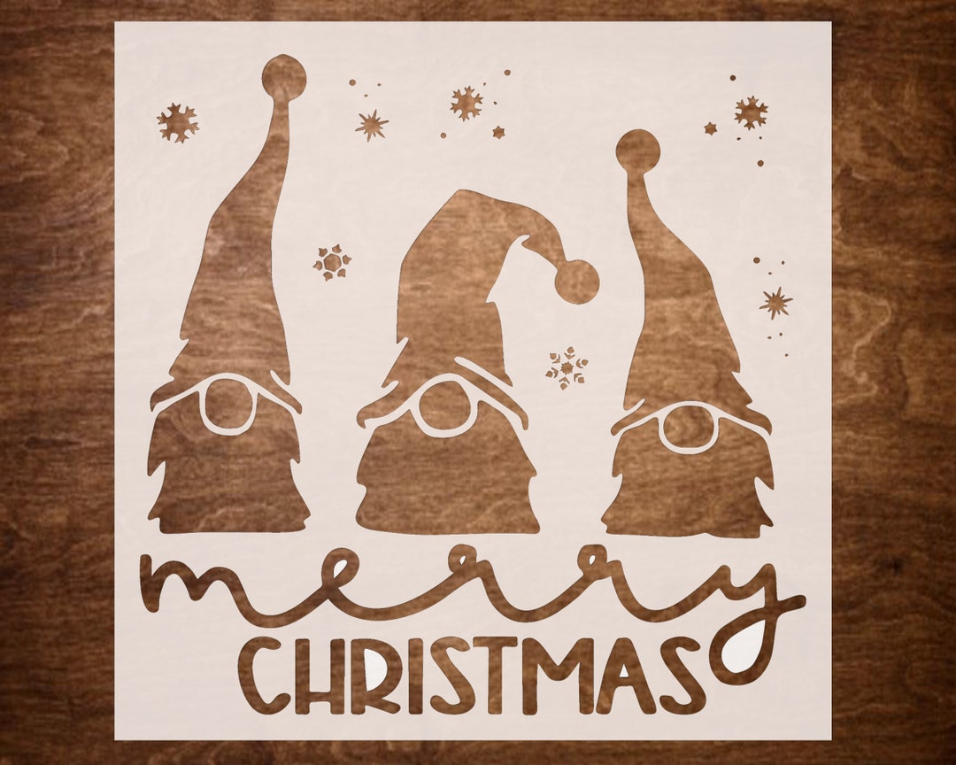 21-Piece Christmas Stencil Set - Reusable Holiday Templates For DIY Decor, Painting & Crafts