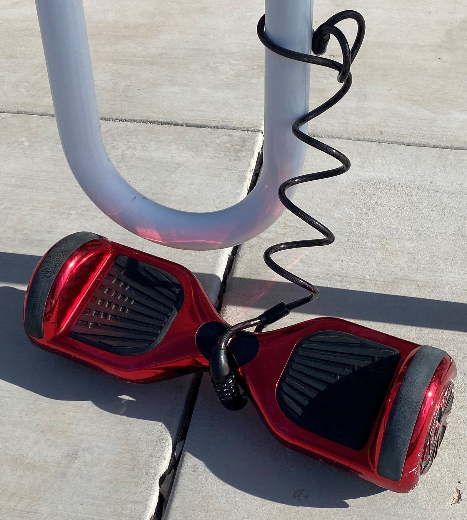 Sk8 Lock Skateboard and Hoverboard Lock. Also Works on Bikes, Scooters