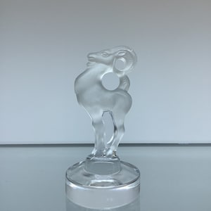 Lalique goat/ram figurine