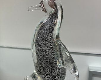 Murano figure penguin in aventurine