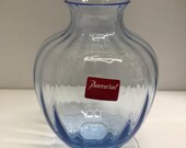 Baccarat Mini Blue Crystal Vase