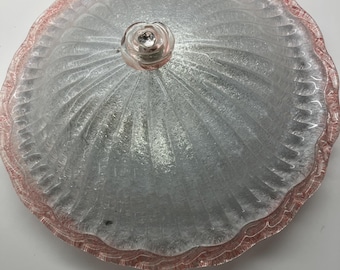 Murano plafondlamp in de vintage Barovier & Toso stijl