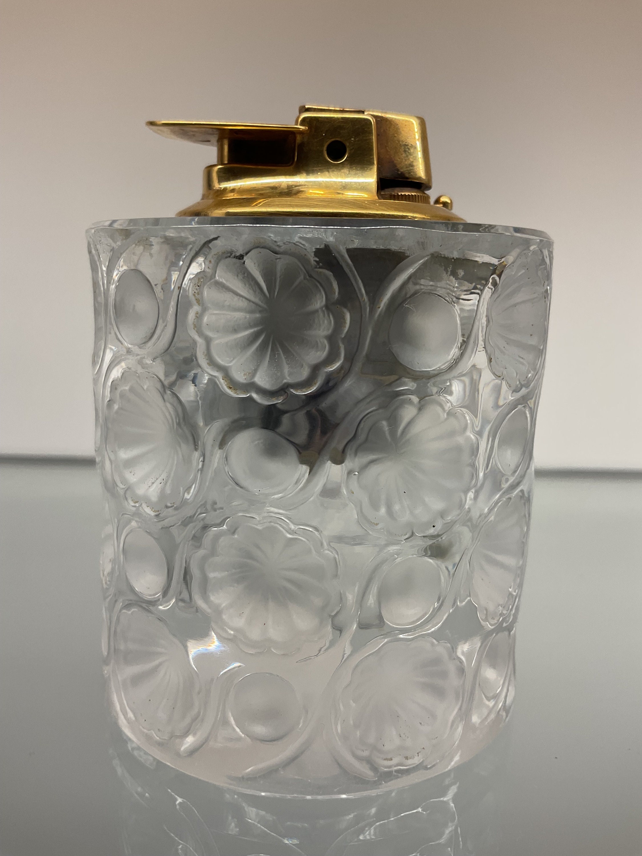置物 1920s Antique Lalique Tokyo Ashay Vintage LALIQUE Tokyo Pattern Art Deco Cigar Ashtray Paris