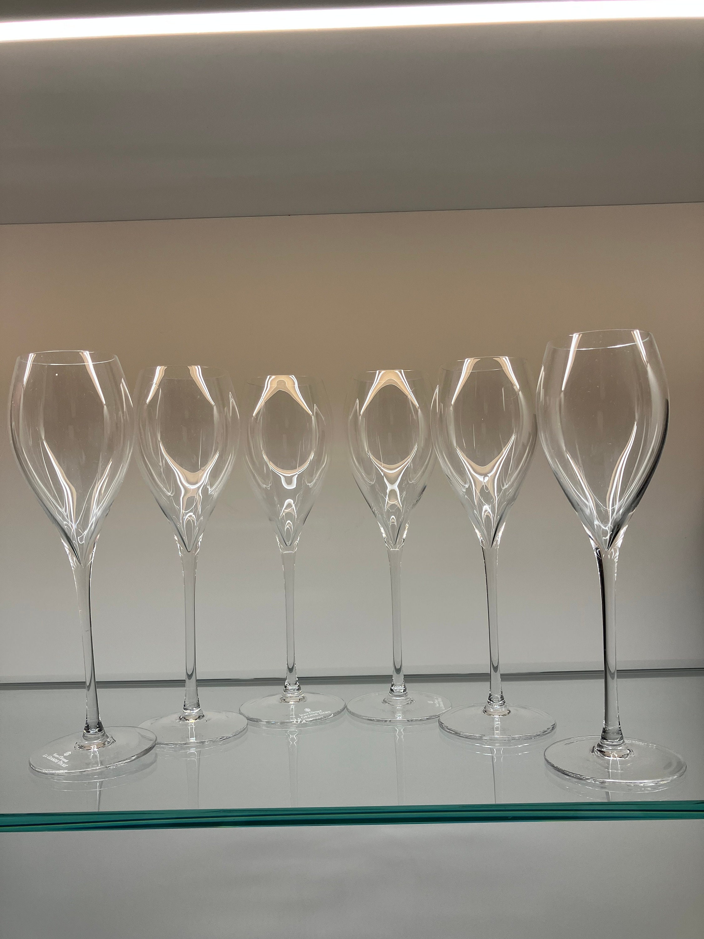 Veuve Cliqcuot 6 glasses “La Grande Dame”