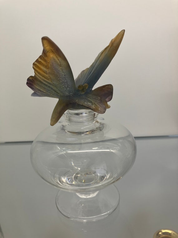 DAUMドームフランスクリスタル　PAPILLON BLUE DAUMドームフランスクリスタル PAPILLON BLUE DAUMドームフランス