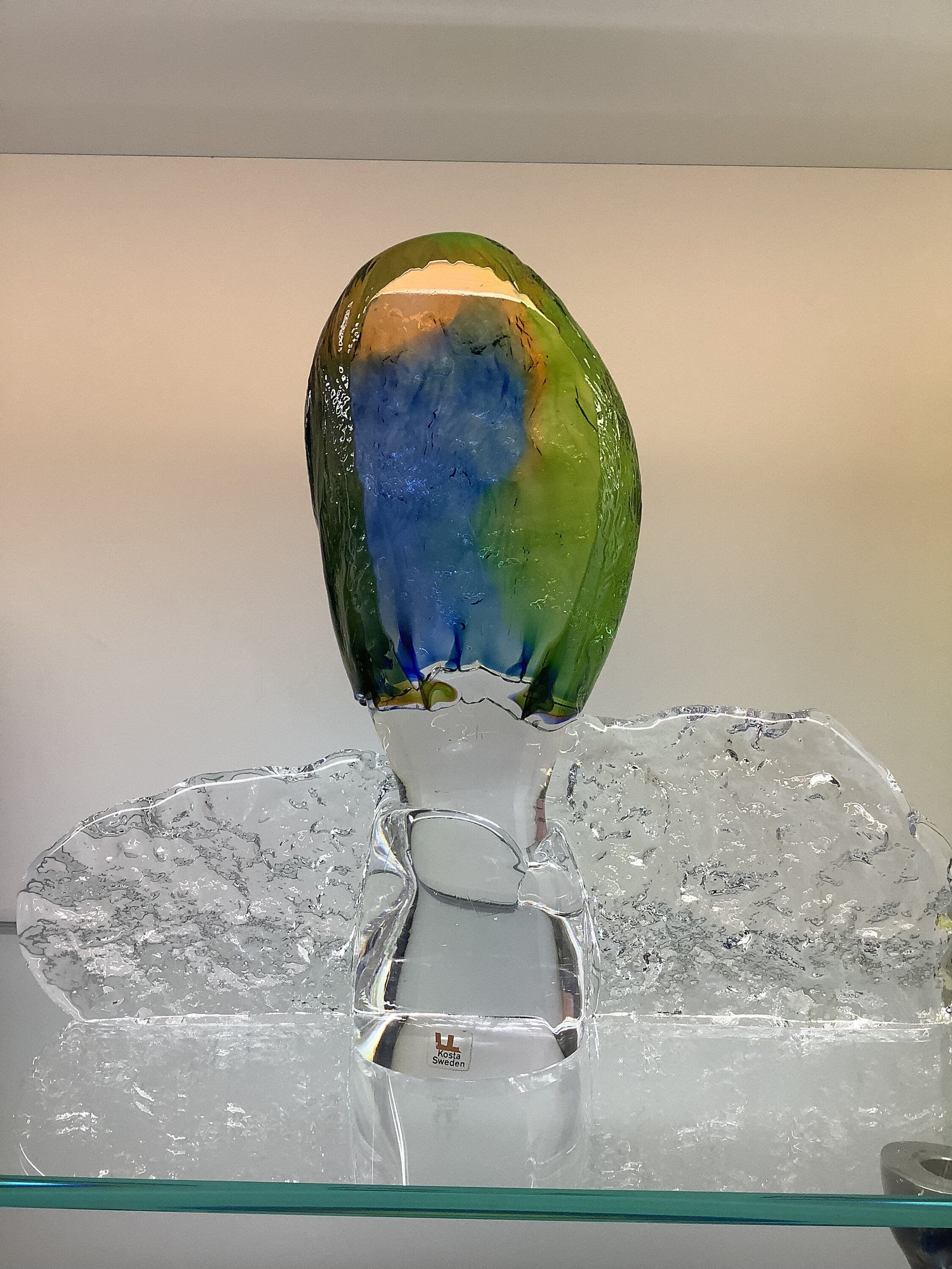 Sculpture by Ann Wärff for Kosta Boda, numbered