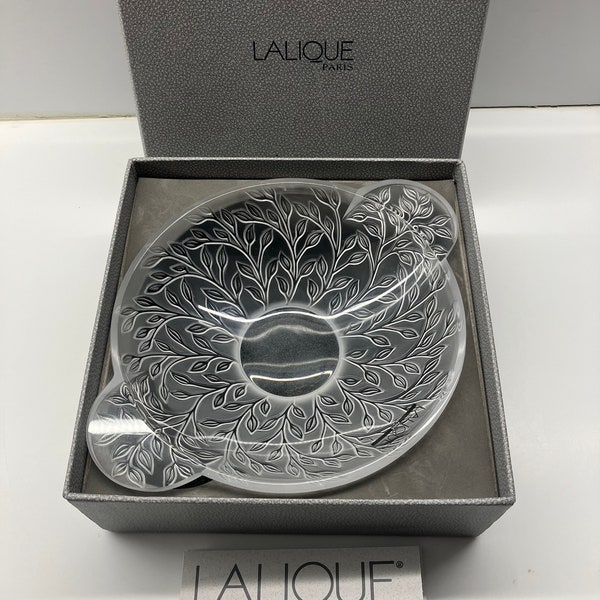 Lalique Chevrefeuille Plate new