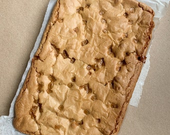 Blondie de dulce de leche salado