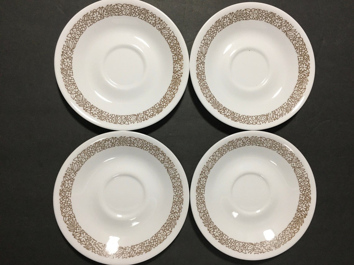 corelle cup and saucer set