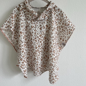 Muslin bath poncho | Poncho | Personalized | Birth gift Leo