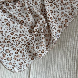 Muslin cloth | Burp cloth | Baby | Muslin cloth | Personalizable | Birth gift | Leo | Leo print