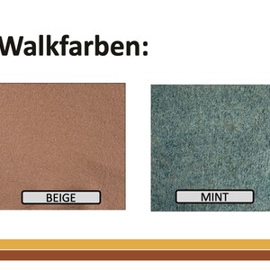 Walkloden Walkstoff 100% Schurwolle Grey Dark Grey Melange Bild 2