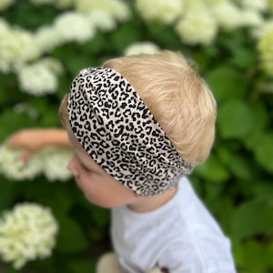 Headband | Knotted Headband | Bandeau | Rainbow Leo Flower Knotted Headband