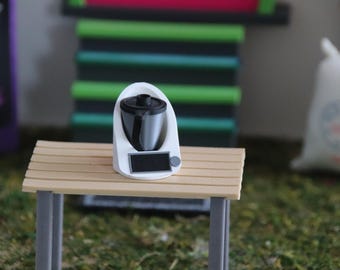 Miniatur Küchenmaschine, Thermomix 6, TM, Wichtel, Küche, Backen, Miniatur Deko, Wichtel Zubehör, Puppenhaus, 3-D Druck
